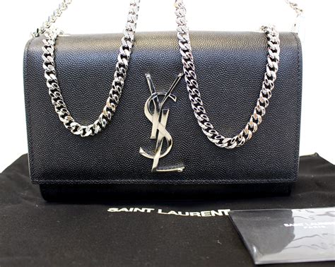 ysl chain purse|ysl black bag with chain.